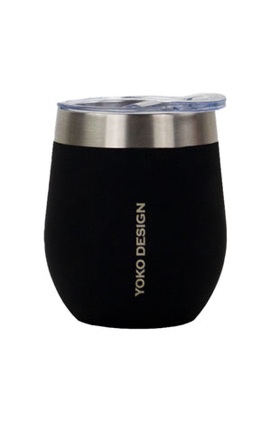 Mug isotherme avec couvercle - Noir - 250 ml