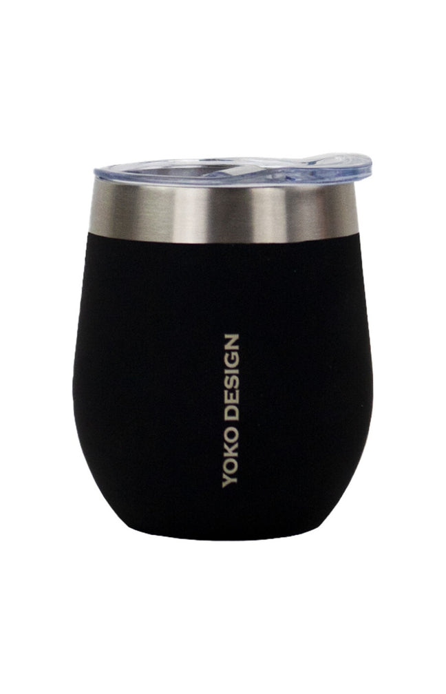 Mug isotherme avec couvercle - Noir - 250 ml