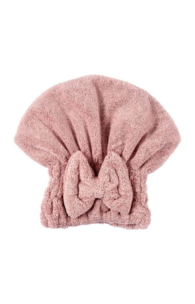 Serviette à cheveux absorbante - Rose