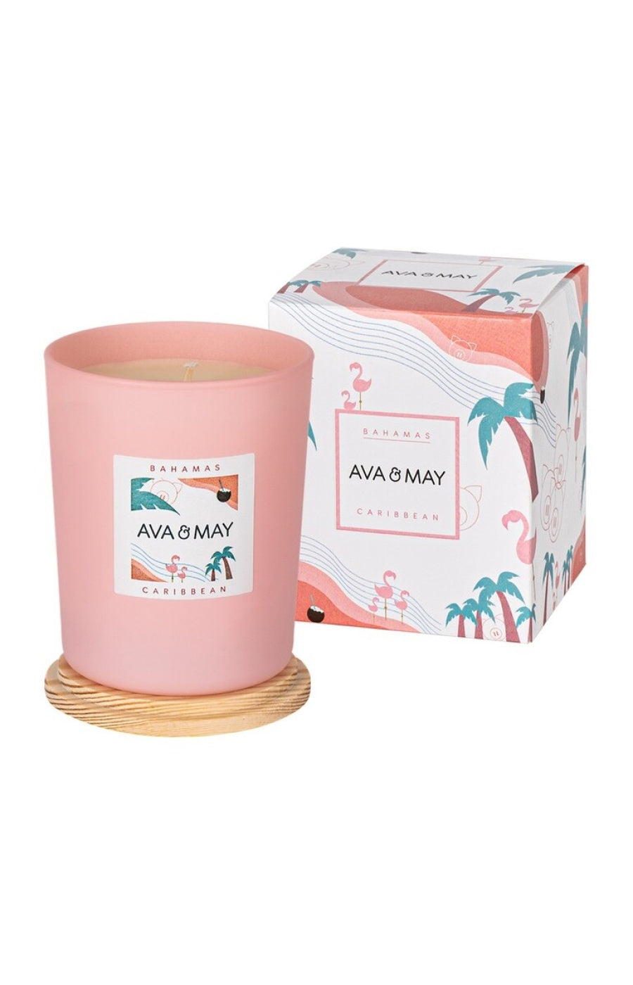 Bougie parfumée - Bahamas - Vanille & monoï - 180 g