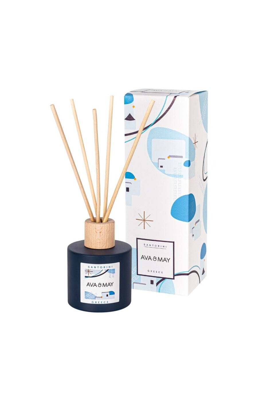 Diffuseur de parfum - Santorin - Fève tonka & cèdre - 100 ml