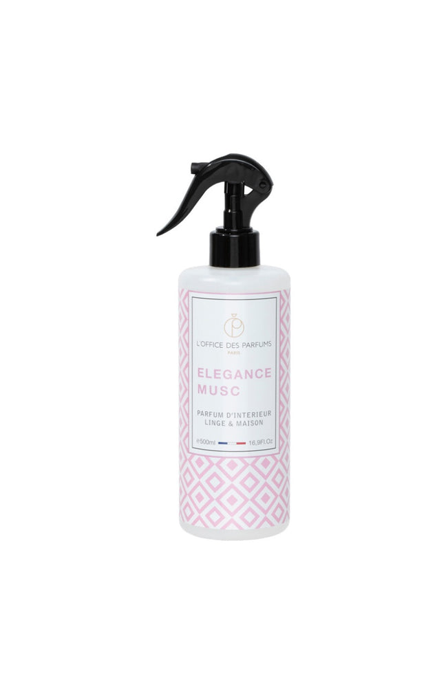 Parfum d'intérieur & de linge - Elegance musc - Frais - 500 ml