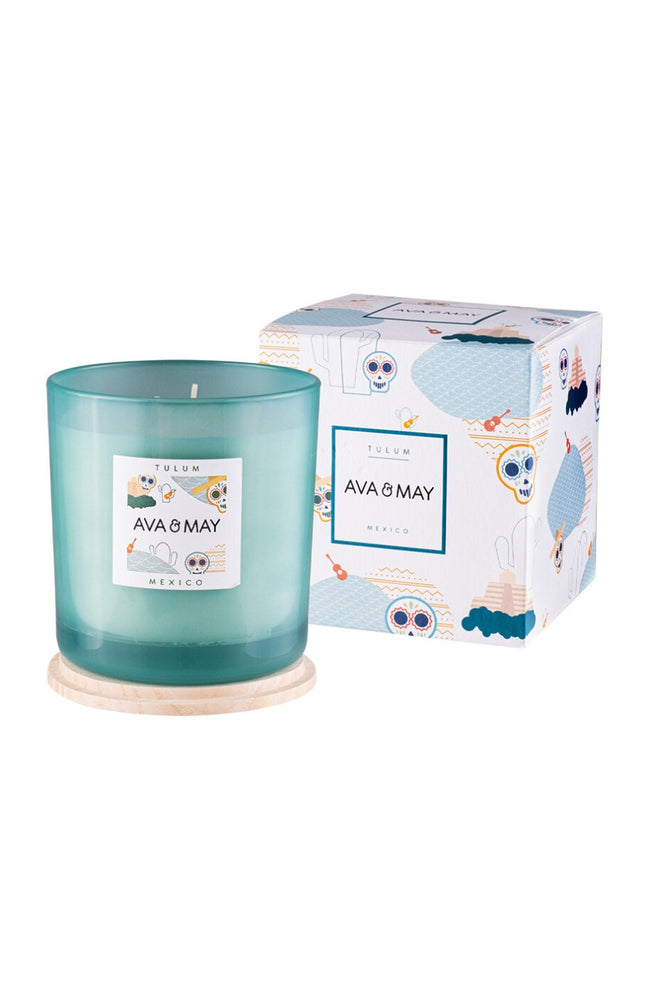 Bougie parfumée - Tulum - Ambre & jasmin - 500 g