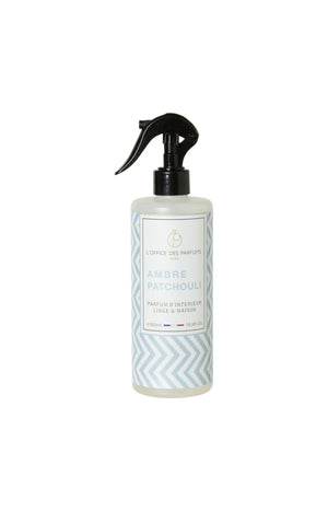 Parfum d'intérieur & de linge - Ambre & patchouli - Boisé - 500 ml