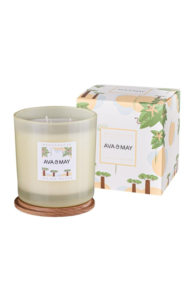 Bougie parfumée - Madagascar - Vanille, noix de coco & bergamote - 500 g