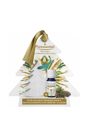 Coffret huile essentielle & diffuseur sapin - Cèdre d'atlas bio - 5 ml