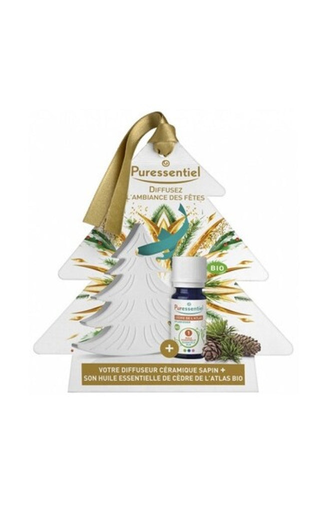 Coffret huile essentielle & diffuseur sapin - Cèdre d'atlas bio - 5 ml