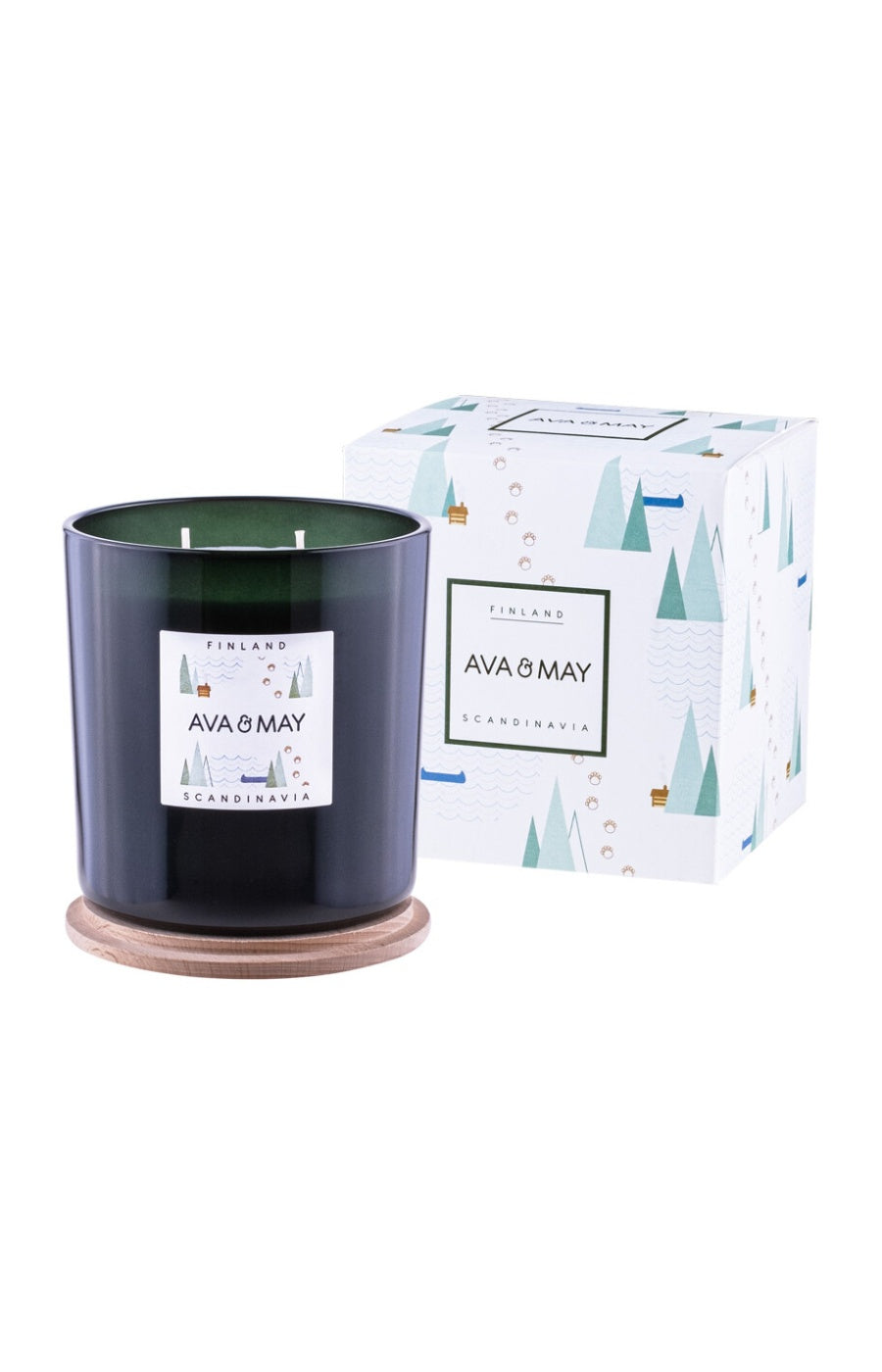 Bougie parfumée - Finlande - Ambre & clou de girofle - 500 g