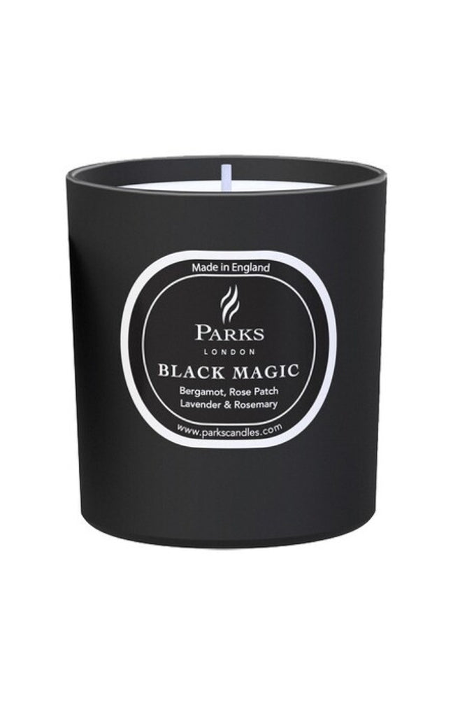 Bougie parfumée - Bergamote, rose, lavande & romarin - Black Magic - 220 g