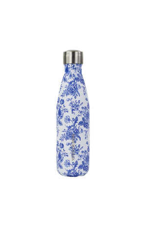 Bouteille isotherme - Toile de Jouy - Bleu - 500 ml