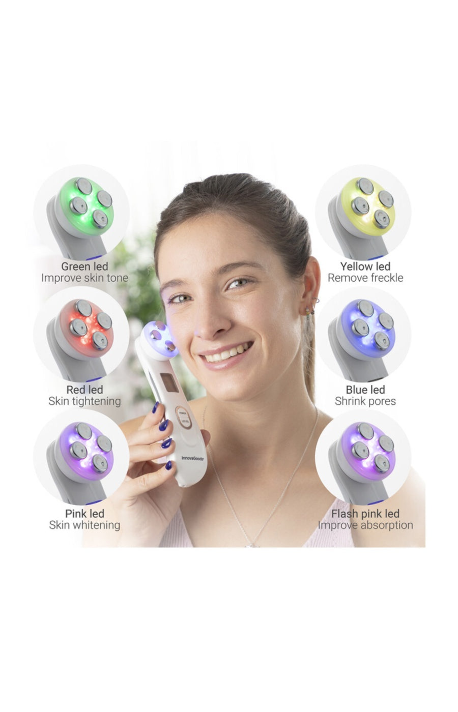 Masseur multiusage - Visage - Blanc