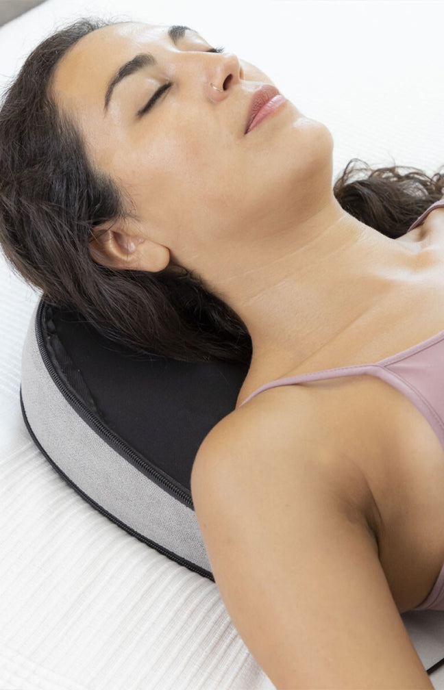 Masseur shiatsu thernique 2-en-1 - Corps - Gris & noir