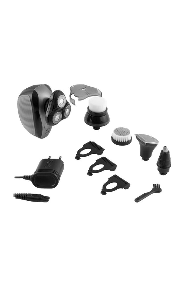 Rasoir rechargeable ergonomique 5-en-1 - Visage - Homme