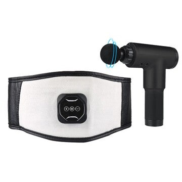 Kit sportif - Ceinture d'électrostimulation & pistolet de massage - 2 appareils