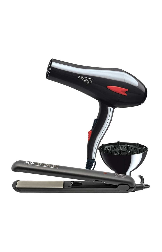 Pack sèche-cheveux & lisseur professionnel