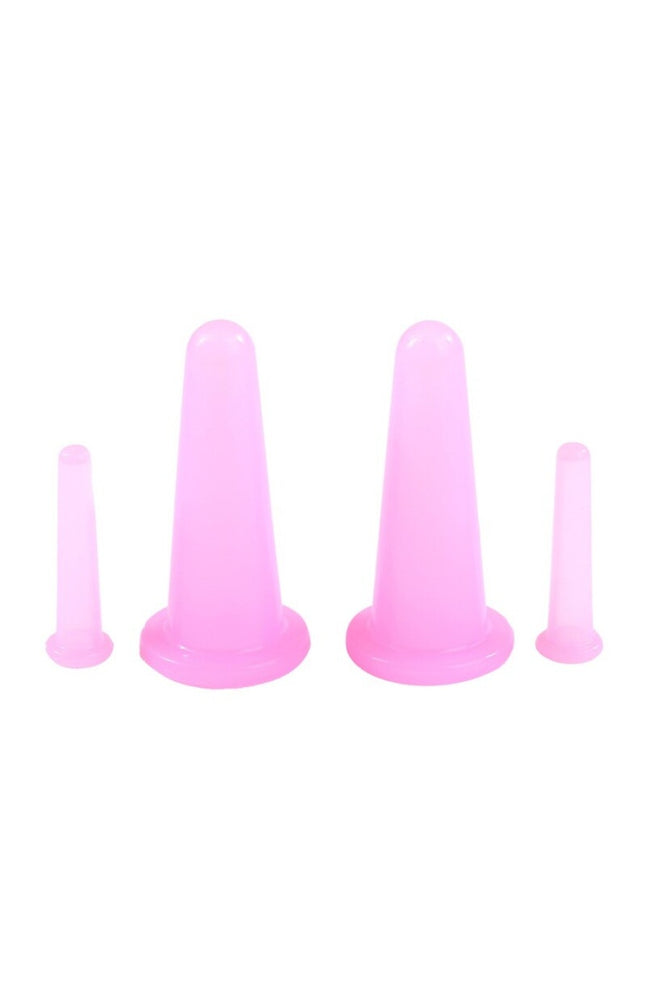 Ventouses anti-âge & anti-cellulite - Visage & corps - Rose