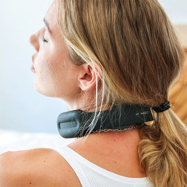 Masseur thérapeutique chauffant pour cervicales - MASSNECK™ - Noir