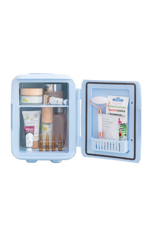 Mini-frigo pour cosmétiques - Bleu - 4L