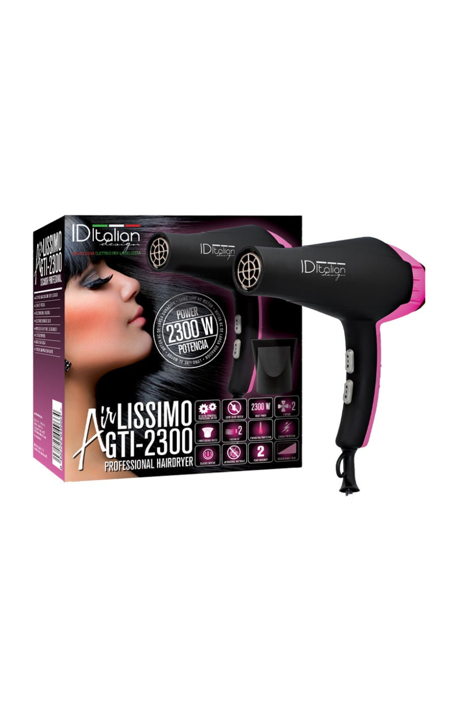 Sèche-cheveux - Airlissimo - 2300 w - Noir