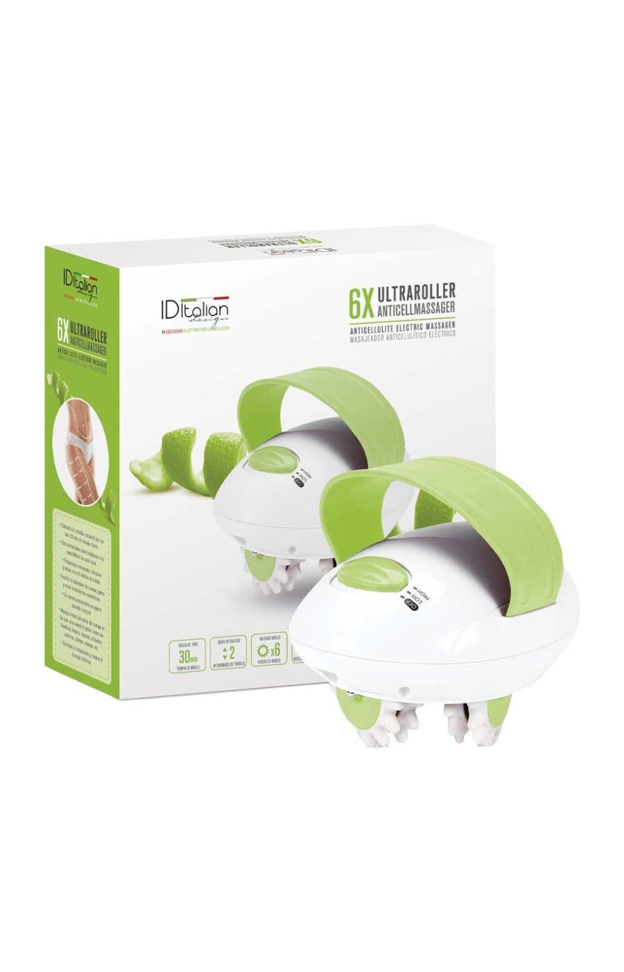 Masseur anti-cellulite - 2 vitesses - Blanc