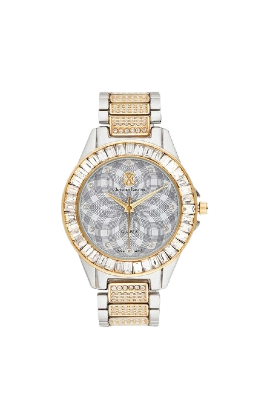 Montre à quartz en acier - Argenté & doré