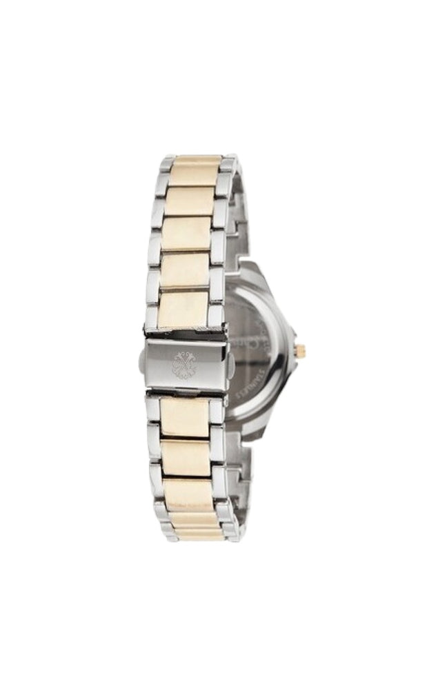 Montre à quartz en acier - Argenté & doré