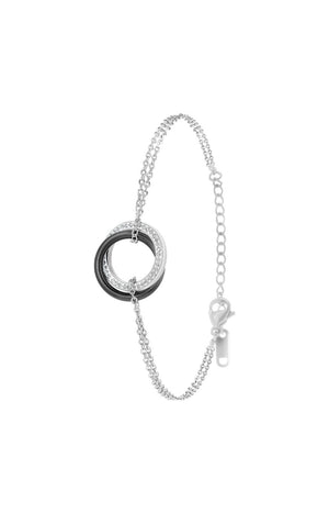 Bracelet - Acier inoxydable & cristal