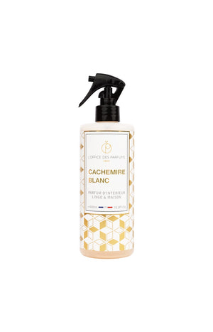 Parfum d'intérieur & de linge - Cachemire blanc - Boisé musqué - 500 ml