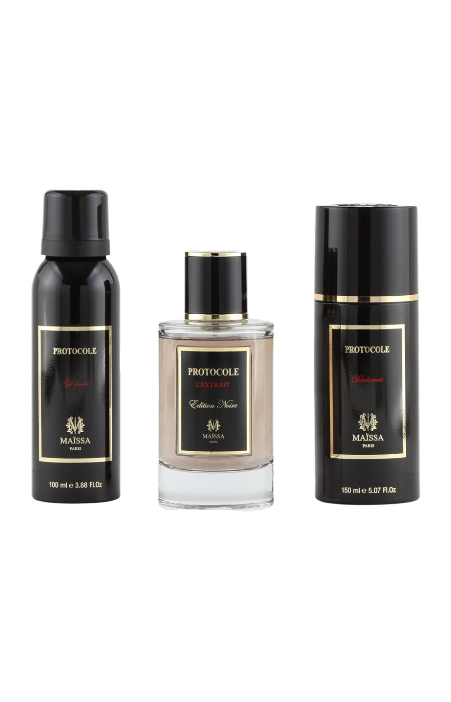Coffret Protocole Eau de parfum 100 ml - Floral fruité - 3 produits