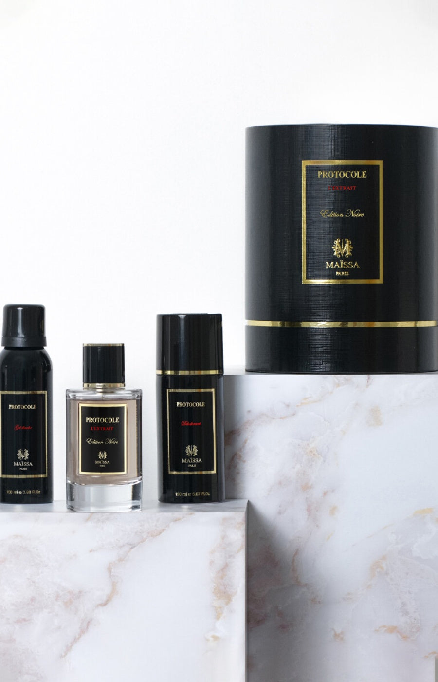 Coffret Protocole Eau de parfum 100 ml - Floral fruité - 3 produits