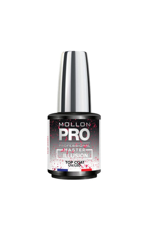 Top coat semi-permanent pailleté - Master Illusion - 8 ml