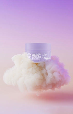Masque crème de nuit rechargeant vegan - Myrtille - Visage