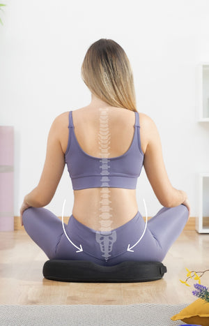 Coussin correcteur de posture - Gel & charbon de bambou
