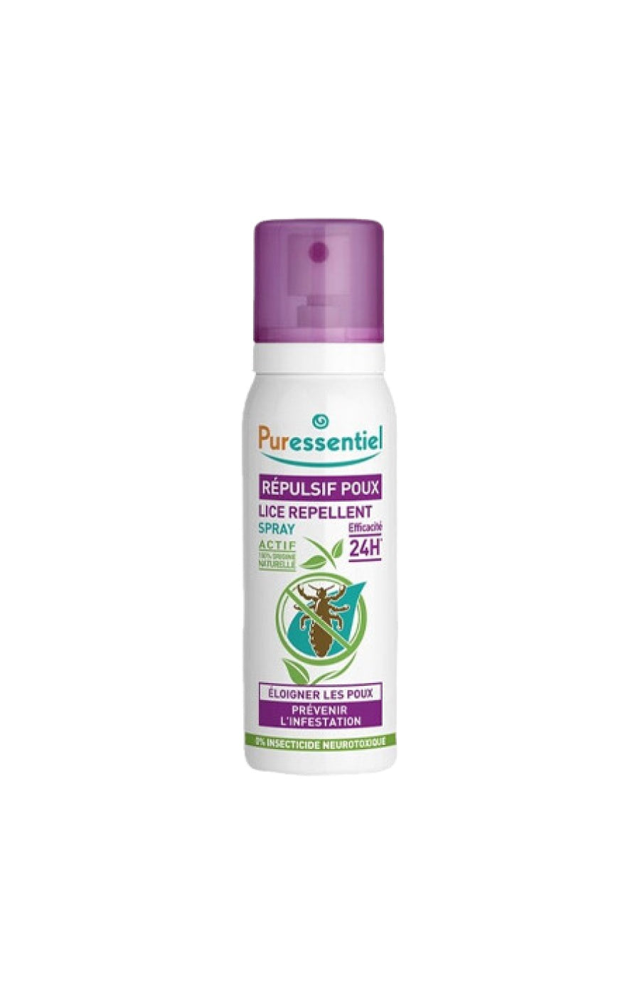 Sprays répulsifs poux - Cheveux - 2 x 75 ml
