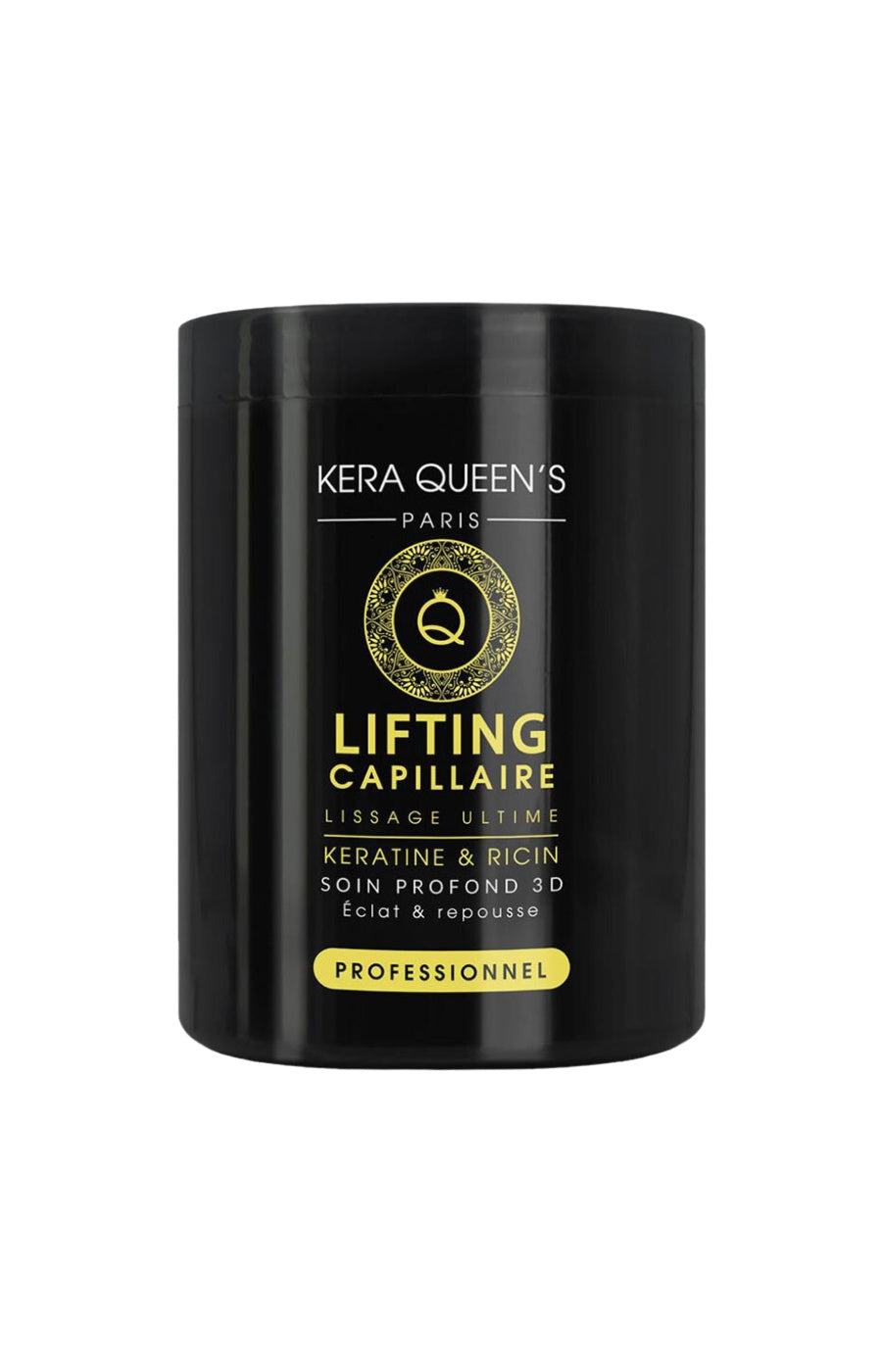Masque lifting capillaire éclat & repousse - Kératine & ricin - Tous types de cheveux - 1 L