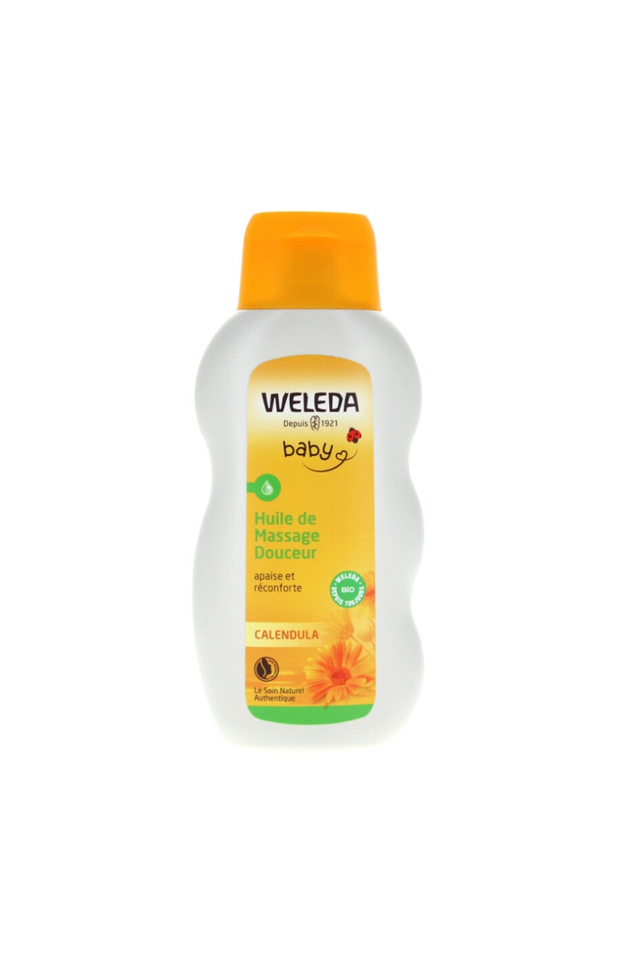 Huile de massage apaisante bio - Calendula - Bébé - 200 ml