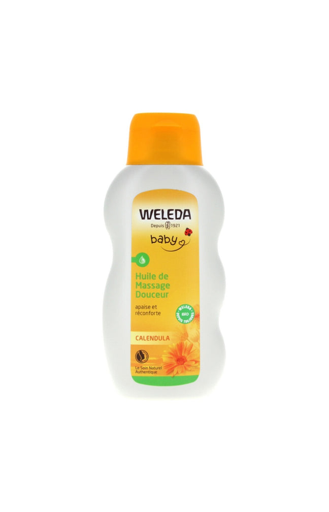 Huile de massage apaisante bio - Calendula - Bébé - 200 ml