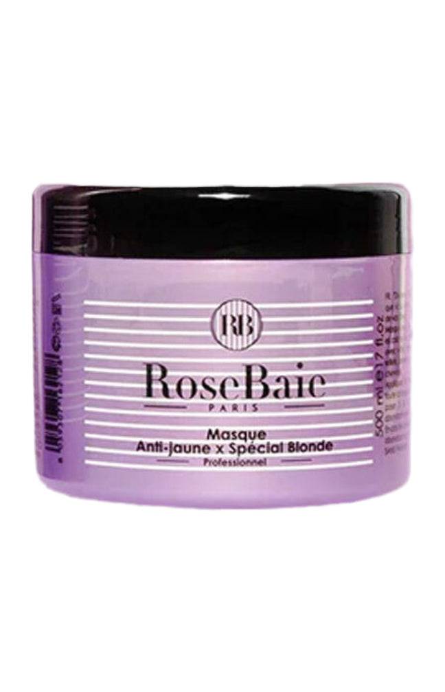 Masque anti-jaune - Kératine & camomille - Cheveux blonds ou blancs - 500 ml