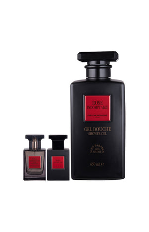 Coffret Rose Indomptable Extrait de parfum 75 ml - Boisé - 3 produits