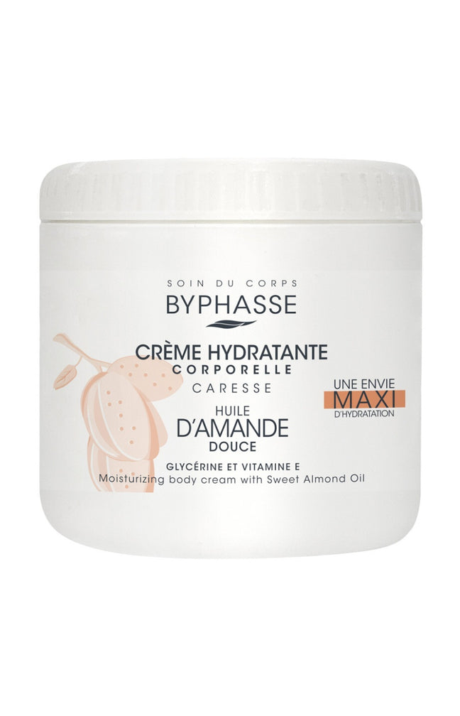 Crème hydratante au beurre de karité - Amande - Corps - 500 ml