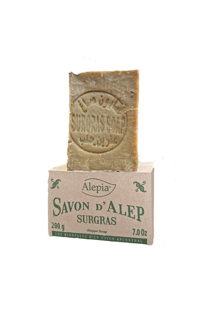 Savon d'Alep surgras - Visage, corps & mains - 200 g