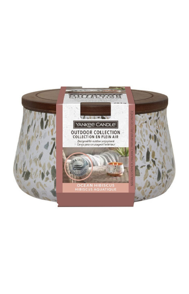 Bougie d'extérieur - Hibiscus aquatique - Modèle medium - 283 g