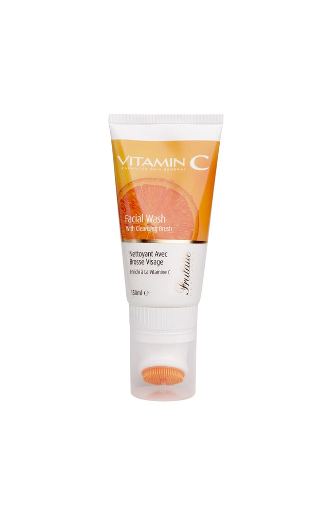 Nettoyant avec brosse - Vitamine C - Visage - 150 ml