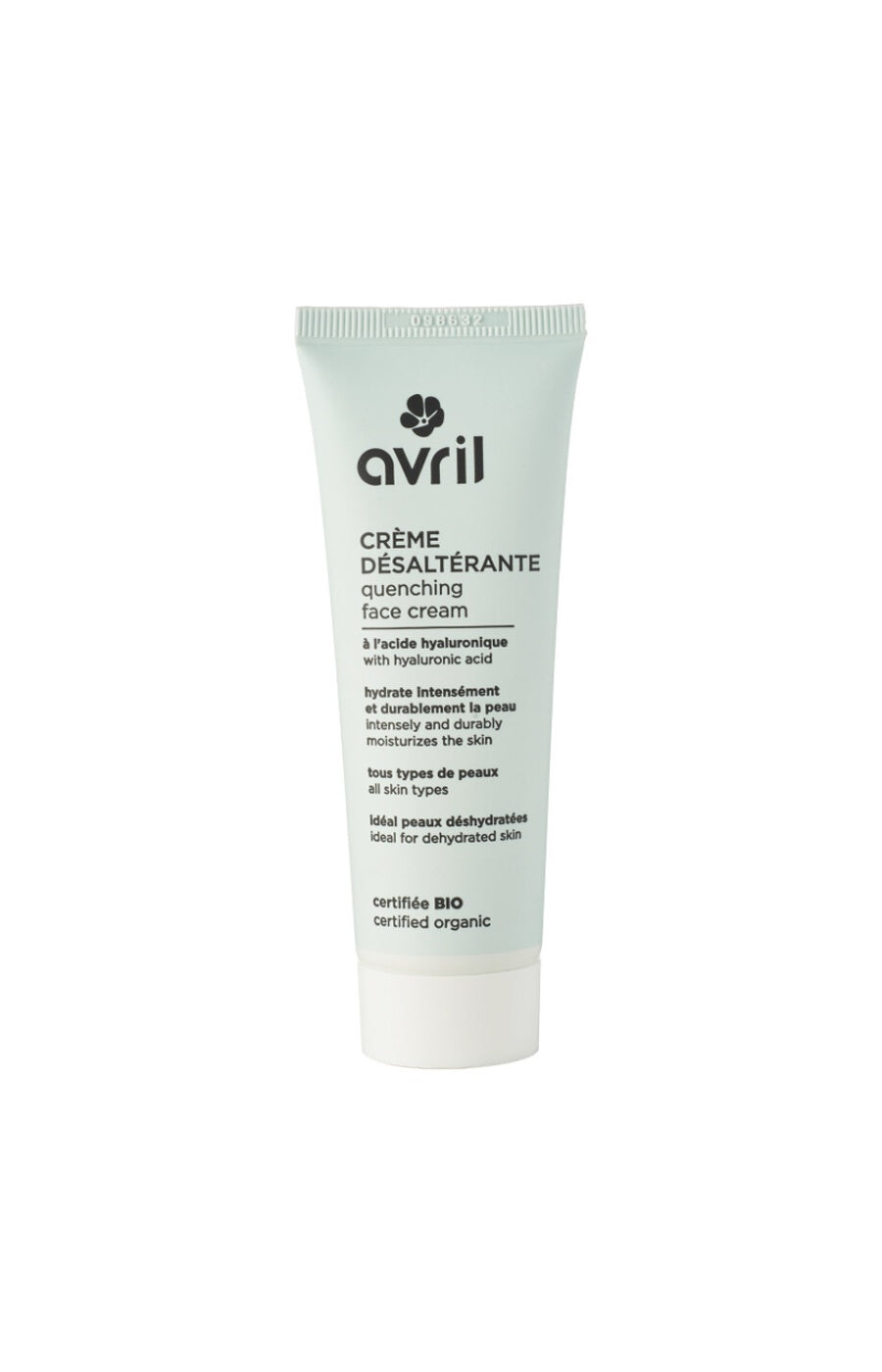 Crème désaltérante bio - Acide hyaluronique & aloe vera bio - Visage - 50 ml