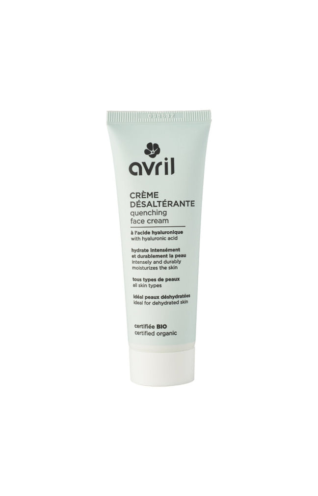 Crème désaltérante bio - Acide hyaluronique & aloe vera bio - Visage - 50 ml