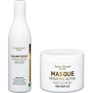 Shampoing & masque - Kératine active - 2 x 500 ml