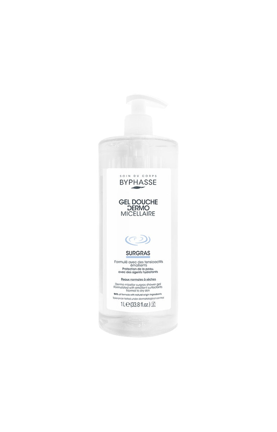 Gel douche surgras - Peaux normales à sèches - 1 L