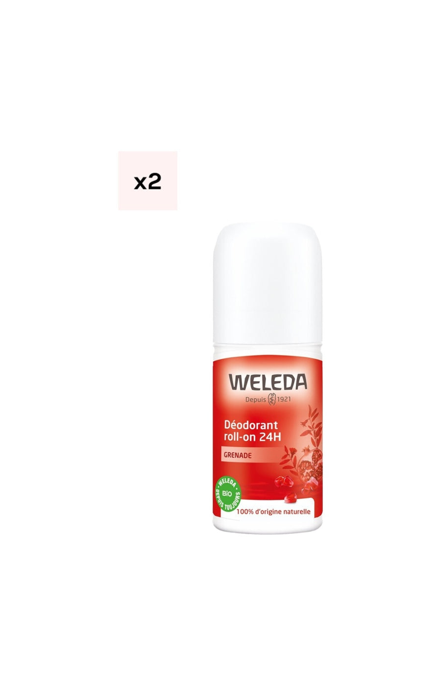 Déodorants roll-on 24h - Grenade - 2 x 50 ml