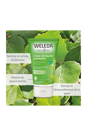 Crème de douche gommante bio - Bouleau - 150 ml