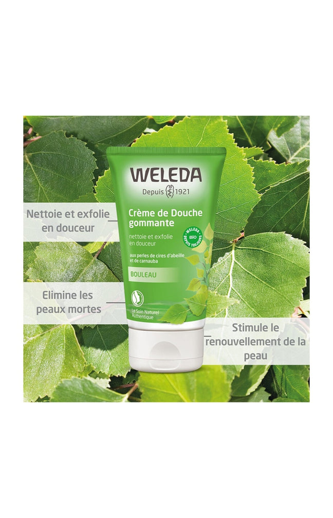 Crème de douche gommante bio - Bouleau - 150 ml